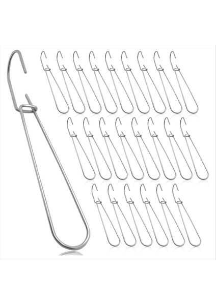 Desen Kancaları 24 Pcs Metal Desen Askıları 7.3 Inç Dikiş Deseni Yapım Kağıt Depolama Asma Kanca (Yurt Dışından)