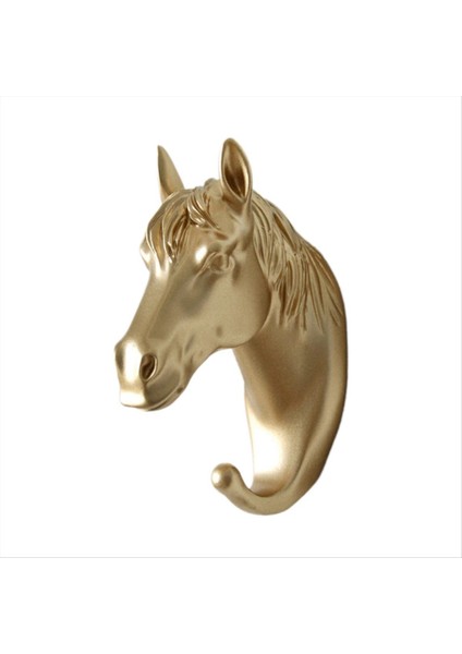 Duvara Monte Kancalar Hayvan Baş Raf Ceket Kapakları Duvar Askı At Fil Kancaları Dekoratif Dekor Banyo Aksesuarları B (Yurt Dışından)