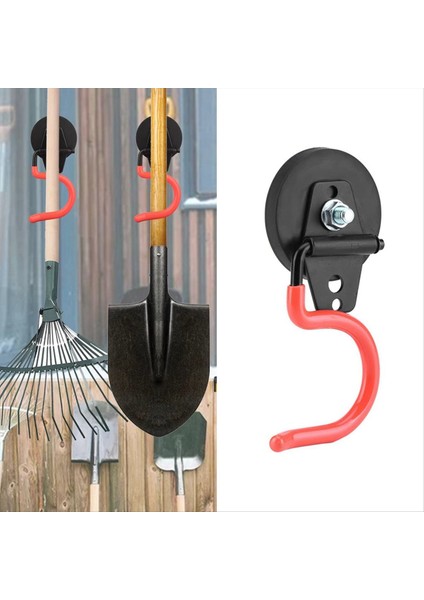 2 Paket Kaymaz Garaj Depolama Kancaları Ağır Hizmet Tipi Güçlü Demir Manyetik Süpürge Paspas Alet Tutucu Bahçe Çapa Tutucu Turuncu (Yurt Dışından) modelleri