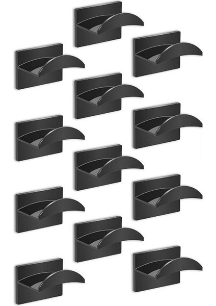 Duvar, Kapı, Dolap, Oda Dekorasyonu Için Duvara, Şapka Rafları Için 12 Adet Yapıştırıcı Şapka Kancaları (Yurt Dışından)