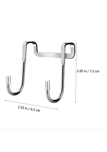 4pcs Çift Kanca Kapı Kanca Banyo Askısı Duş Havlu Şapka Organizatör Raf Şapka Kancaları Şapka Askı Askı Askıları (Yurt Dışından) fırsatları