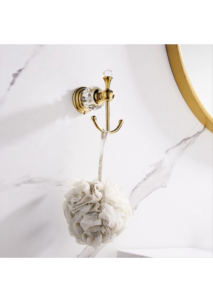 Kristal Havlu Kancası, Altın Bornoz Kancaları, Banyo El Havlu Duvar Askı Kıyafetleri Dolap Duvarı Monte Mutfak (Yurt Dışından) modelleri