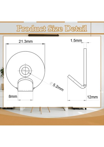 Çelik 30 Lb Yardımcı Askı Duvar Kancası Yardımcı Çevreli Resimler Için Çinko Kaplama Anahtar Deliği Stucco Hocs 40 Pack (Yurt Dışından) fırsatları