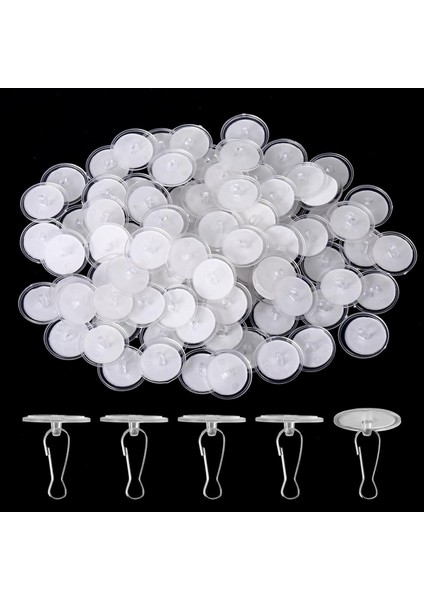 80 Paket Çıkarılabilir Şeffaf Duvar Askısı Yapışkan Tavan Kancaları Asmak Için Kendinden Yapışkan Tavan Kancaları (Yurt Dışından) fiyatları