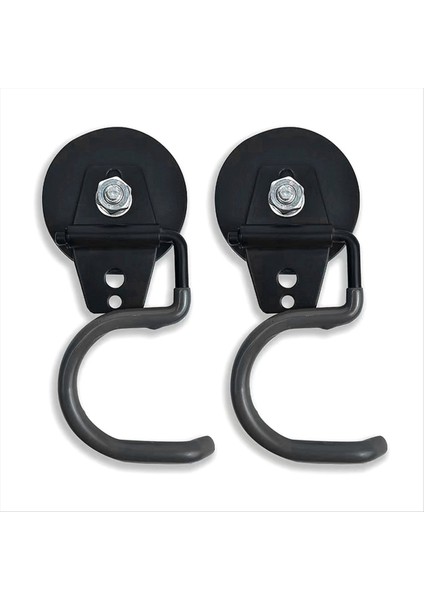 2 Paket Kaymaz Garaj Depolama Kancaları Ağır Hizmet Güçlü Demir Demiryetik Süpürge Paspas Alet Tutucu Bahçe Çapa Tutucu Siyah (Yurt Dışından)