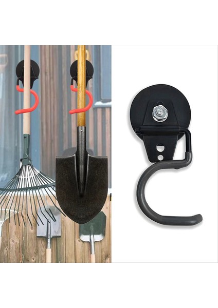 2 Paket Kaymaz Garaj Depolama Kancaları Ağır Hizmet Güçlü Demir Demiryetik Süpürge Paspas Alet Tutucu Bahçe Çapa Tutucu Siyah (Yurt Dışından) indirimleri