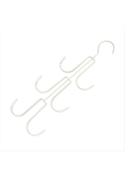 Beyaz Çanta Depolama Askı Metal Çim Tahta Kravat Tutucuyu Organize Etme ve Saklama Için (Yurt Dışından)