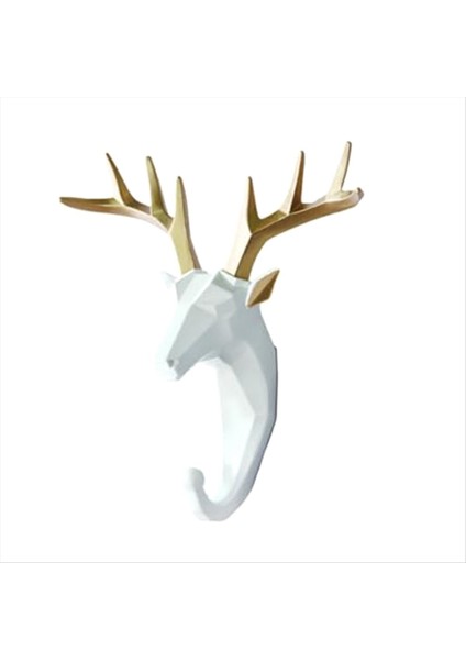 Sağlam Hayvan Kafa Ceket Kancası, Asılı Ceket, Şapka ve Anahtar, Reçine Ceket Kancası (Yurt Dışından)