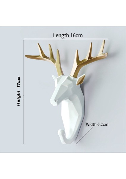 Sağlam Hayvan Kafa Ceket Kancası, Asılı Ceket, Şapka ve Anahtar, Reçine Ceket Kancası (Yurt Dışından) fiyatları