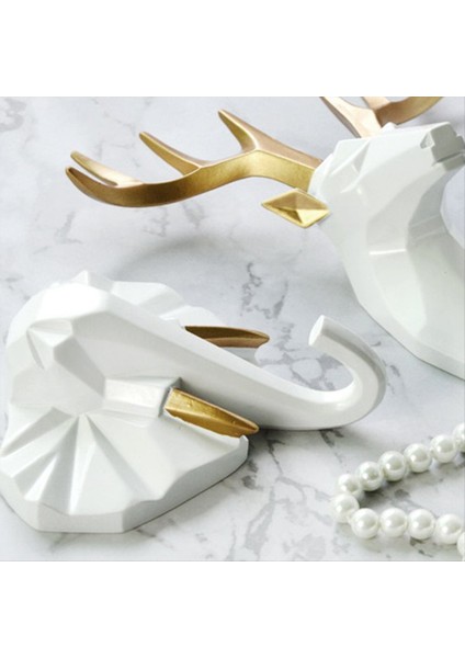 Sağlam Hayvan Kafa Ceket Kancası, Asılı Ceket, Şapka ve Anahtar, Reçine Ceket Kancası (Yurt Dışından) modelleri