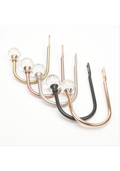 D Metal U Şekerli Prangalar Pencere Aksesuarları Perde Tutma Duvar Kravatlar Askılar Askı Ev ​​aksesuarları (Yurt Dışından) fiyatları