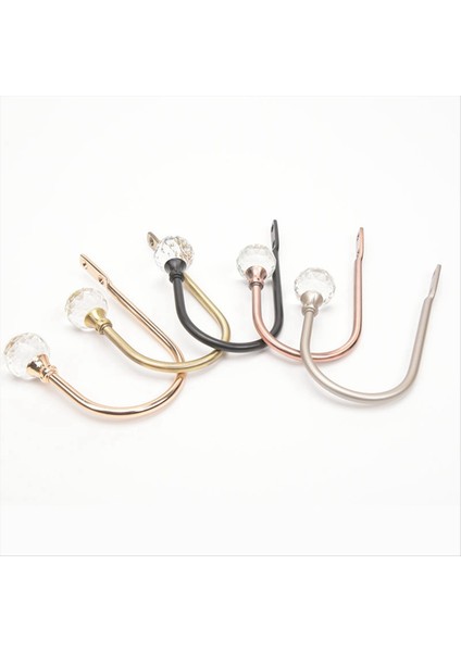 D Metal U Şekerli Prangalar Pencere Aksesuarları Perde Tutma Duvar Kravatlar Askılar Askı Ev ​​aksesuarları (Yurt Dışından) modelleri