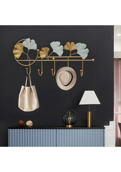 Modern Kanca Fan Şeklindeki Yaprak Kanca Anahtar Tutucu Duvar Kancaları Asılı Yapraklar Banyo Duvar Kancası Dekoratif Minimalist Ev-A (Yurt Dışından) modelleri