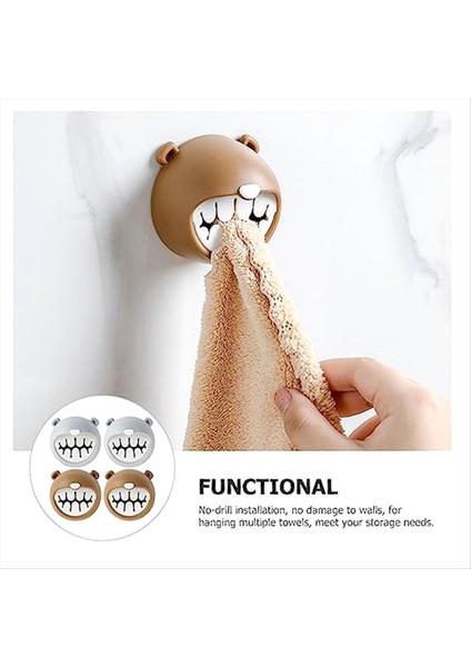 4pcs Havlu Kancaları Mutfak Havlu Havlu Tutucu Duvar Kancaları Havlular Için Banyo Aksesuarları Havlu Kancası Banyo Duvarı Için (Yurt Dışından) indirimleri