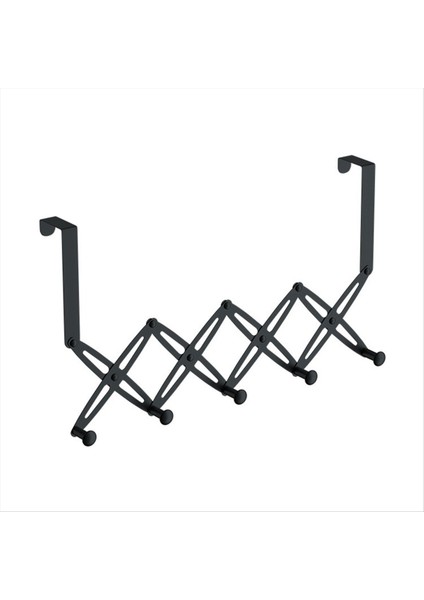 Kapı Kancalarının Üzerinde, Kapı Askısının Üzerinde Geri Çekilebilir Paslanmaz Çelik, Genişletilebilir Havlu Ceket Rafı Beş Kancayı Asılı (Yurt Dışından)