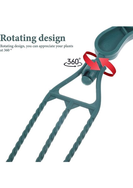 5 Adet Ekiciler Için Plastik Asılı Zincirler, 360 ° Dönebilir Asılı Sepet Kancaları Ekici Tutucu Çiçek Bitki Potu (Yeşil) (Yurt Dışından) modelleri