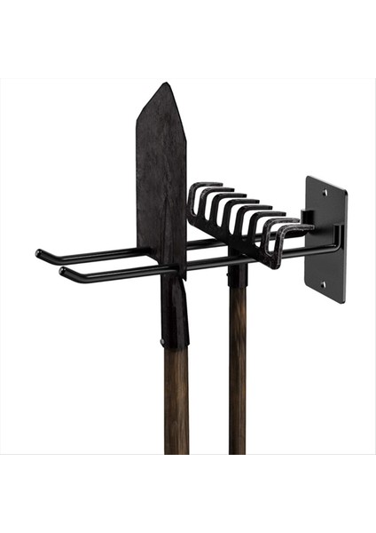 Ağır Hizmet Depolama Organizatör Çelik Duvar Montajı Bahçe Araçları Kürek Tırmık Süpürge Organizatör Duvar Kancası 2 PCS (Yurt Dışından) fiyatları