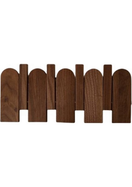 Oturma Odası Mobilyaları Için Ahşap Duvara Monte Palto Rafı Gizli Dekoratif Kanca Giysileri Şapka Anahtar Askı Dolabı C (Yurt Dışından)