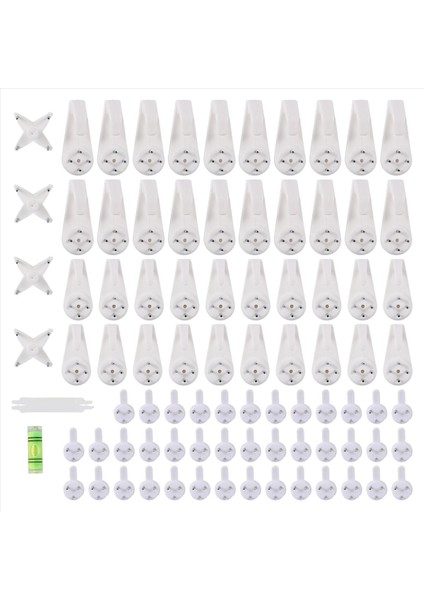 105 Paket Resim Askıları Sert Duvar Beton Duvar Asılı Fotoğraf Çerçeveleri Alçıpan Kanca Sanat Boya Ekran Askıları Saat Düğün Fotoğrafları Asmak Donanım Kiti Ev Ofis Için (Yurt Dışından) modelleri