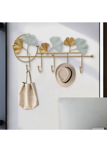 Modern Kanca Fan Şeklindeki Yaprak Kanca Anahtar Tutucu Duvar Kancaları Asılı Yapraklar Banyo Duvar Kancası Dekoratif Minimalist Ev-B (Yurt Dışından) fırsatları