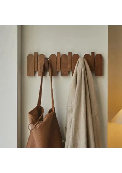Ahşap Duvara Monte Ceket Rafı Gizli Dekoratif Kanca Giysileri Şapka Anahtar Askı Dolabı Oturma Odası Mobilya D D D (Yurt Dışından) fiyatları