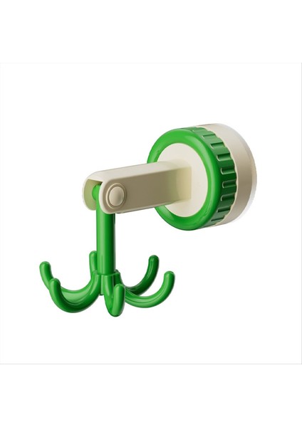 360 Derece Dönen Katlanır Kanca, Kendi Yapışkan Vantuz Kancaları Dönen Mutfak Gereç Tutucusu Yeşil (Yurt Dışından)