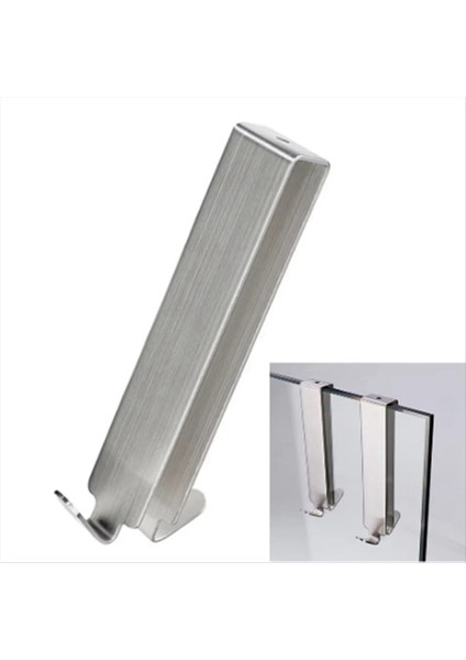 Çift Kanca Havlu Kancaları Cam Duvar Için Banyo Için Modern Havlu Kancaları Anti Bozulma Tasarımı Uzun Kalıcı Performans (Yurt Dışından) fiyatları