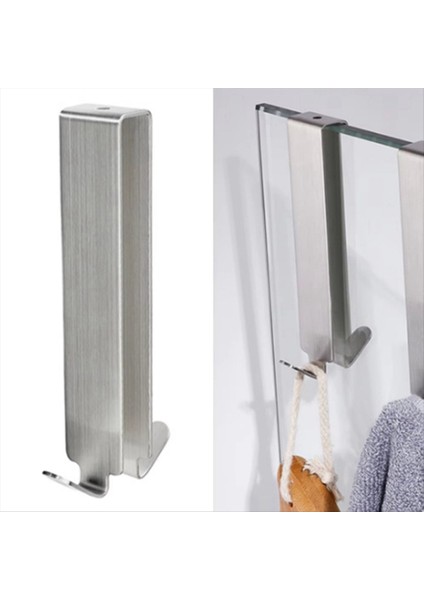 Çift Kanca Havlu Kancaları Cam Duvar Için Banyo Için Modern Havlu Kancaları Anti Bozulma Tasarımı Uzun Kalıcı Performans (Yurt Dışından) indirimleri