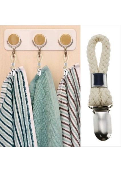 10 Adet Çay Havlu Klipsli Banyo Metal Havlu Tutucu Mutfak Banyo Depolama Asılı Havlu Kanca Kelepçe (Yurt Dışından) indirimleri