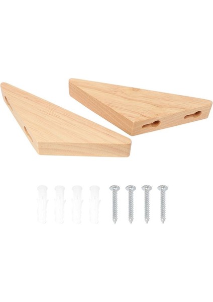 8pcs Doğal Ahşap Giysiler Askı Duvarı Monte Ceket Kanca Dekoratif Anahtar Tutucu Şapka Atkı Çanta Depolama Askısı Banyo Rafı (Yurt Dışından) modelleri