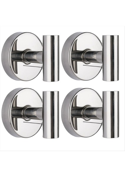 Paslanmaz Çelik Emme Bardağı Kanca Su Geçirmez Duvar Montaj Kancaları Yumruksuz Yeniden Kullanılabilir Mutfak Banyo Duvar Askı (Yurt Dışından)