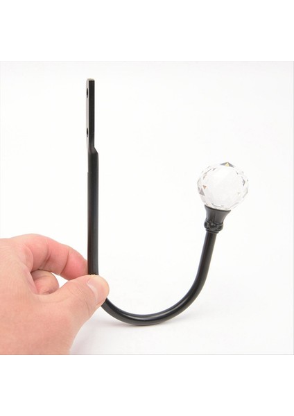 Bir Metal U Şekilli Prangalar Pencere Aksesuarları Perde Bekletme Duvar Kravat Arkalar Kancalar Askı Ev Aksesuarları (Yurt Dışından) fırsatları