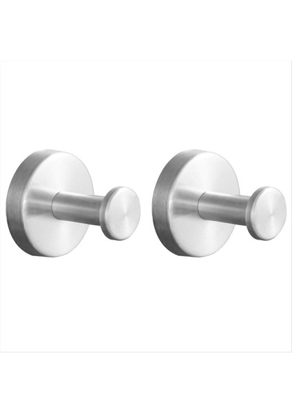 Paslanmaz Çelik Tek Kanca Otel Banyo Tuvalet Zımba Ceket Kanca Kanca, Fırçalanmış (Yurt Dışından)