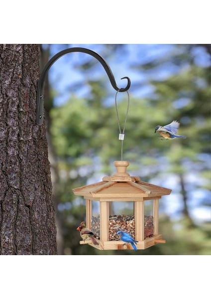 Kuş Besleyicileri, Çiçek Sepetleri, Kapalı ve Dış Mekan Kullanımı Için Siyah Kavisli Bitki Asılı Kancalar (Yurt Dışından) modelleri