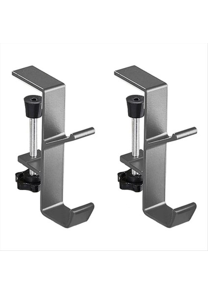 Yumruksuz Çanta Askı Masası Yan Kanca Duvar Asılı Raflar Bez Ceket Anahtarları Için Çok Fonksiyonlu Tutucu Banyo Gri (Yurt Dışından)