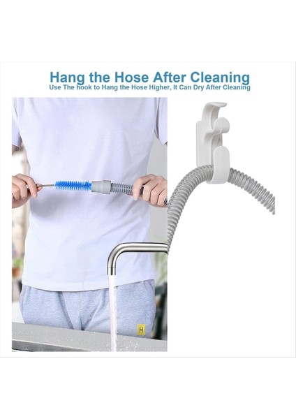 2pcs Cpap Hortum Tutucu Cpap Tüp ve Maske Askı Yatak Duvarı Kurutma Duş Cpap Boru Hook Headown Sight Sandal (Yurt Dışından) indirimleri