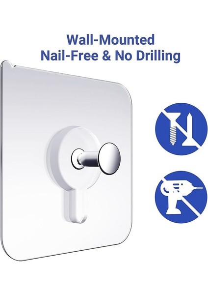 Tırnaksız Duvar Askıları, Asılı Duvar Kancaları, 50 Paket Yapışkan Duvar Kancaları, Oturma Odası Için Resim Askıları (Yurt Dışından) fiyatları