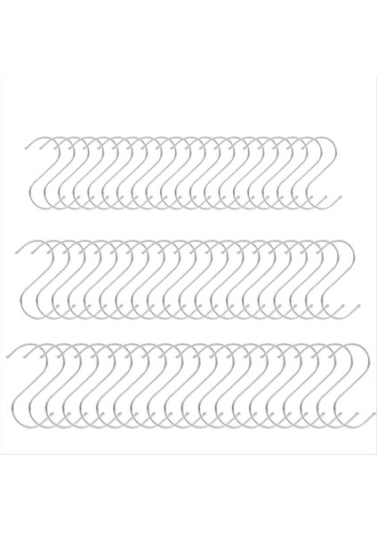 S Şekiş Kanca Paslanmaz Çelik Giysiler Çanta Havlu Askısı Çok Fonksiyonlu Mutfak Yatak Odası Korkuluk S Şekil Askı Kancası (Yurt Dışından)