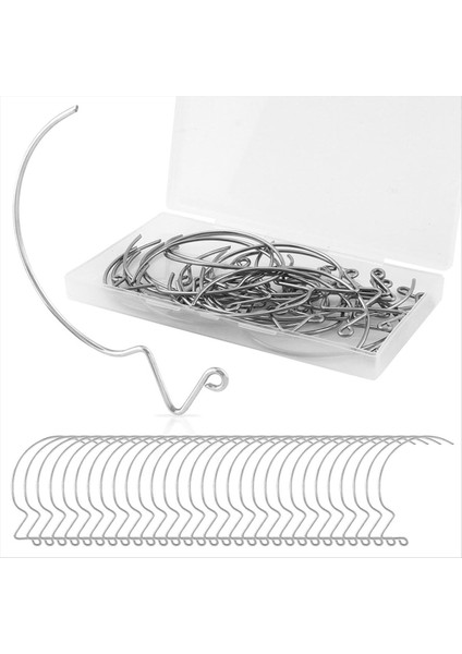 30 Pcs Maymun Kancaları Süper Kancalar Paslanmaz Çelik Maymun Kancaları Resim Askı Duvar Askıları Tırnaklar Duvar Kancaları (Yurt Dışından)