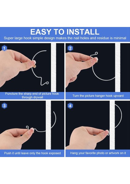 30 Pcs Maymun Kancaları Süper Kancalar Paslanmaz Çelik Maymun Kancaları Resim Askı Duvar Askıları Tırnaklar Duvar Kancaları (Yurt Dışından) fırsatları