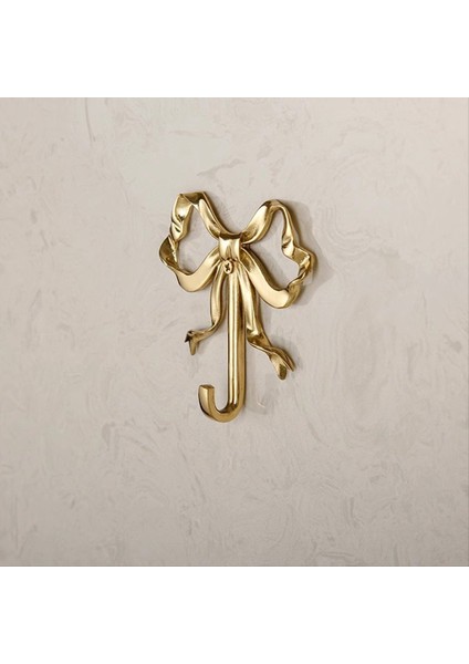 2pcs Dekoratif Yay Askı Havlu Kancası Yay Şekilli Şapka Kancaları Pirinç Yay Şekilli Şapka Kancaları Asılı Havlu Kancası, Küçük (Yurt Dışından)