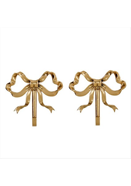 2pcs Dekoratif Yay Askı Havlu Kancası Yay Şekilli Şapka Kancaları Pirinç Yay Şekilli Şapka Kancaları Asılı Havlu Kancası, Küçük (Yurt Dışından) modelleri