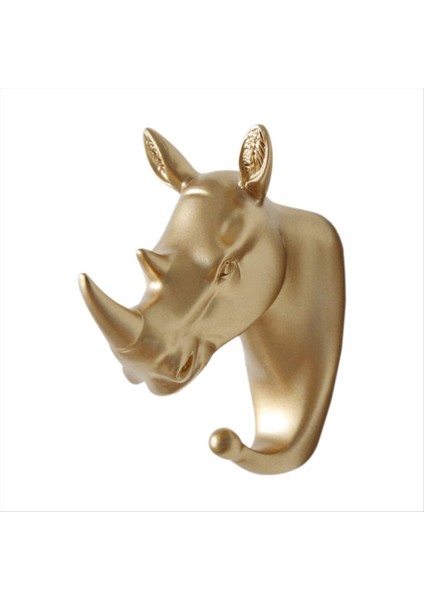 Duvara Monte Kancalar Hayvan Kafa Rafı Ceket Kapakları Duvar Askı At Fil Kancaları Dekoratif Dekor Banyo Aksesuarları F (Yurt Dışından)