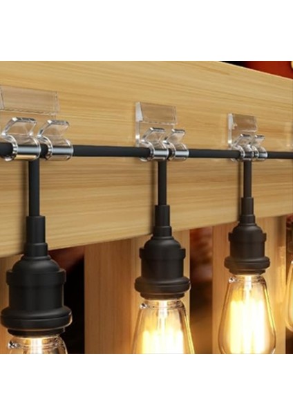 Açık Dize Işıkları Için Kancalar Klipler 30 Adet Ağır Hizmet Tipi Işıklar Su Geçirmez Yapıştırıcı Şeritlerle Kancalar (Yurt Dışından) indirimleri