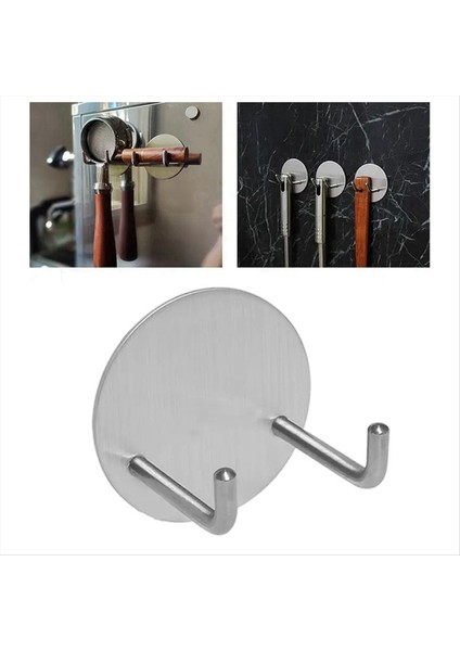 304 Paslanmaz Çelik Kahve Tutucu Braket Kancası Mutfak Yumruksuz Depolama Kancası Banyo Çok Fonksiyonlu Kanca (Yurt Dışından) fırsatları