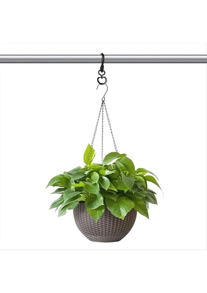 4 Adet Döner Bitki Askı Kapları Kancalar Ağır Hizmet Asma Bitki Kancası 360 Derece Döner Metal Kancalar Iç ve Dış Mekan (Yurt Dışından) fiyatları