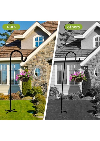 Açık Çoban Kancası, Kuş Besleyici Pole Tutucu, Güneş Plant Askı Düğün Dekorasyonu Için Bahçe Asma Bahçeleri (Yurt Dışından) fiyatları