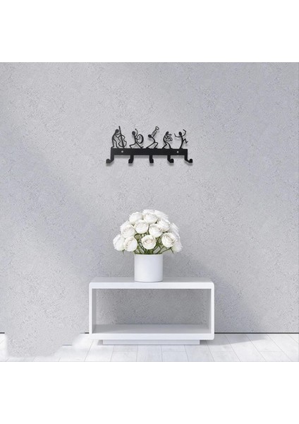 Duvara Monte Palto Rafı, Duvara Monte Anahtar Rafı, Palto Raf Kancası, Asılı Depolama Si Ev Dekorasyonu (Yurt Dışından) fiyatları