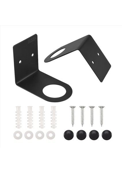 2 Adet Sabun Şişesi Dağıtıcı Tutucular, Duvara Monte Sabun Pompası Şişe Dağıtıcı Standları, Paslanmaz Çelik Şampuan Dağıtıcı (Yurt Dışından)