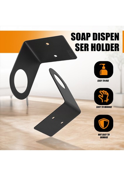 2 Adet Sabun Şişesi Dağıtıcı Tutucular, Duvara Monte Sabun Pompası Şişe Dağıtıcı Standları, Paslanmaz Çelik Şampuan Dağıtıcı (Yurt Dışından) fırsatları